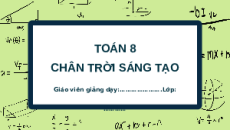 Giáo án powerpoint Phân tích đa thức thành nhân tử Toán 8 Chân trời sáng tạo