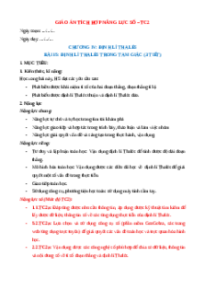 Giáo án Bài 15 Toán 8 Kết nối tri thức (năng lực số)