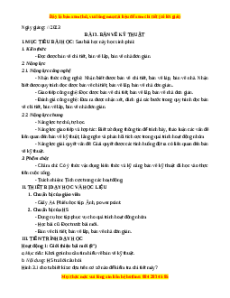 Giáo án Bài 3 Công nghệ 8 Chân trời sáng tạo: Bản vẽ kĩ thuật