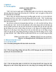 Ngữ liệu ngoài sgk lớp 11 phần Văn bản nghị luận