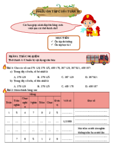 Bài tập cuối tuần Toán 4 Tuần 18 Kết nối tri thức (có lời giải)