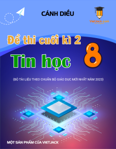 Bộ 4 đề thi cuối kì 2 Tin học 8 Cánh diều có đáp án