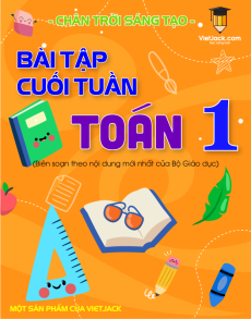 Bài tập cuối tuần Toán lớp 1 Chân trời sáng tạo (cả năm)