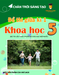 Đề thi giữa kì 1 Khoa học lớp 4 Chân trời sáng tạo có đáp án