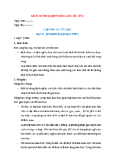 Giáo án Bài 12 Toán 8 Kết nối tri thức (năng lực số)