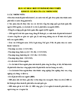 Lý thuyết Địa lí 11 Cánh diều (cả năm)