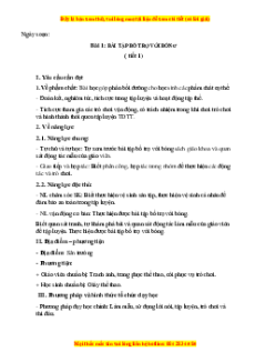 Giáo án Gdtc 3 Bài 1 Kết nối tri thức: Bài tập bổ trợ với bóng