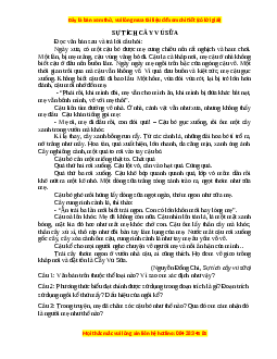 Phiếu bài tập Tuần 4 Sự tích cây vú sữa Ngữ văn 6