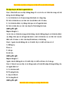 Trắc nghiệm tổng hợp Địa Lí 10 Chương 9: Địa lí ngành dịch vụ Địa lí 10 Cánh diều