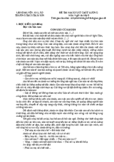 Đề thi thử vào 10 Ngữ Văn năm 2025 THCS Thái Sơn (Huyện An Lão) Lần 1