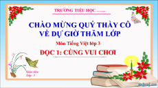 Giáo án Powerpoint Bài 8: Rèn luyện thân thể Tiếng việt lớp 3 Cánh diều
