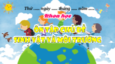 Giáo án Powerpoint Bài 32 Khoa học lớp 4 Chân trời sáng tạo: Ôn tập chủ đề sinh vật và môi trường