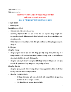 Giáo án NLS Hóa học 9 Kết nối tri thức Bài 18