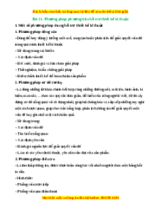 Lý thuyết Bài 21: Phương pháp, phương tiện hỗ trợ thiết kế kĩ thuật