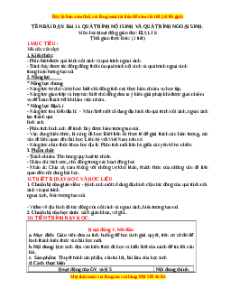 Giáo án Bài 11 Địa lí 6 Kết nối tri thức (2024): Quá trình nội sinh và quá trình ngoại sinh. Hiện tượng tạo núi
