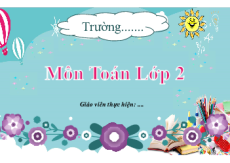 Giáo án powerpoint Các số có ba chữ số | Chân trời sáng tạo Toán lớp 2