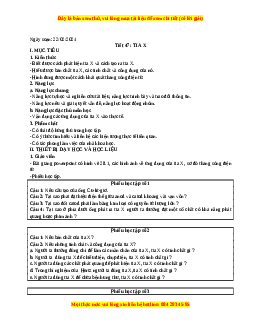 Giáo án Vật lí 12 Bài 28: Tia X