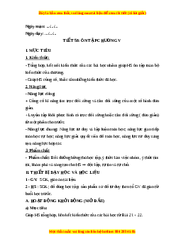 Giáo án Bài tập cuối Chương 5 trang 110 Toán 6 Kết nối tri thức