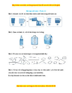 Bài tập cuối tuần Toán lớp 2 Tuần 14 Cánh diều (có lời giải)
