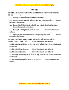 Tư duy Hóa học NAP 4.0