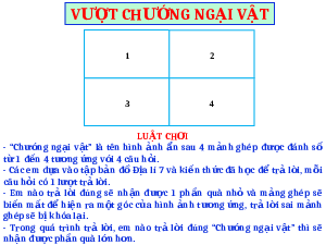 Giáo án Powerpoint Bài 9 Địa lí 7 Chân trời sáng tạo: Thiên nhiên châu Phi