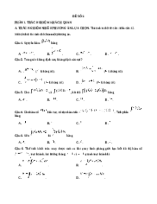 Đề thi Toán 12 Giữa kì 2 Cánh diều (Cấu trúc mới 2025) - Đề 5