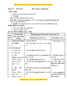 Giáo án Bài 51 Toán lớp 5: Luyện tập (Trang 52)