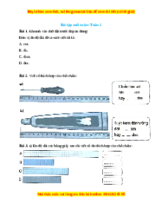 Bài tập cuối tuần Toán lớp 2 Tuần 2 Cánh diều (có lời giải)