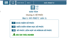 Giáo án Powerpoint Số phức Toán 12 Giải tích