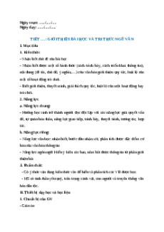 Giáo án Bài 5 Văn bản thông tin (2024) Cánh diều