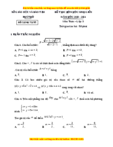 Đề thi HSG Toán 9 Cấp tỉnh - Phú Thọ năm học 2022 - 2023 có đáp án