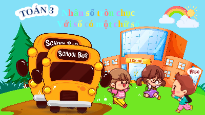 Giáo án powerpoint Nhân số tròn chục với một chữ số Toán lớp 3 Cánh diều