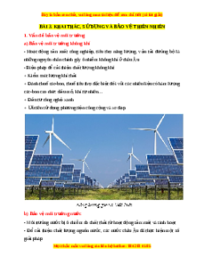 Lý thuyết Địa lý 7 Kết nối tri thức Bài 3: Khai thác, sử dụng và bảo vệ thiên nhiên ở  Châu Âu