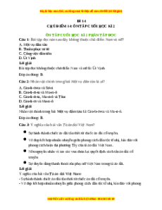 Trắc nghiệm Chủ điểm 14 Tiếng việt lớp 5: Ôn tập cuối học kỳ II