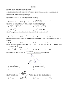 Đề thi Toán 11 Giữa kì 2 Chân trời sáng tạo cấu trúc mới (Đề 2)