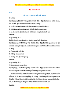 VBT Tiếng Việt 3 Bài 2 (Cánh diều): Em đã lớn