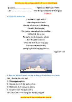 Bài tập cuối tuần Tiếng việt lớp 2 Tuần 31 Chân trời sáng tạo (có lời giải)