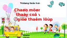 Giáo án Powerpoint Thực hành và trải nghiệm: Em và các bạn Toán lớp 1 Chân trời sáng tạo