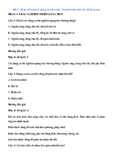 Đề cương ôn tập Khoa học tự nhiên phân môn Vật lí 9