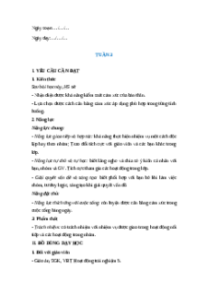 Giáo án Tuần 3 Hoạt động trải nghiệm lớp 5 Kết nối tri thức