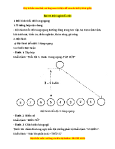 Lý thuyết GDQP 10 Kết nối tri thức Bài 10: Đội ngũ tiểu đội