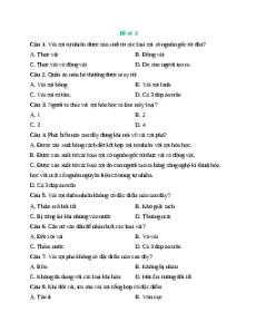 Đề thi giữa kì 2 Công nghệ 6 Cánh diều (Đề 3)