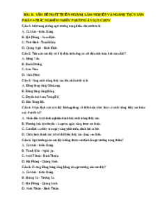 Trắc nghiệm Bài 12: Vấn đề phát triển ngành lâm nghiệp và ngành thuỷ sản Địa lí 12 Đúng-Sai, Trả lời ngắn sách mới 2025