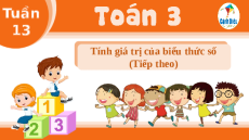 Giáo án powerpoint Tính giá trị biểu thức số (tiếp theo) trang 93 Toán lớp 3 Cánh diều