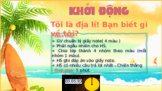 Giáo án Bài 1 Địa lí 10 Cánh diều: Môn Địa lí với định hướng nghề nghiệp cho học sinh