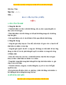 Giáo án Yến, tạ, tấn Toán 4 Kết nối tri thức