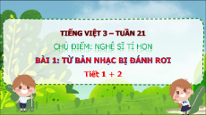 Giáo án Powerpoint Chủ đề 10: Nghệ sĩ tí hon Tiếng việt lớp 3 Chân trời sáng tạo