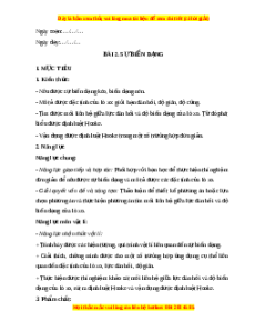 Giáo án Bài 2 Vật lí 10 Cánh diều (2024): Sự biến dạng