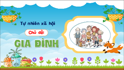 Bài giảng Powerpoint Tự nhiên xã hội lớp 3 Chân trời sáng tạo