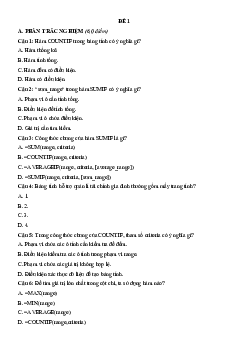 Bộ 3 đề thi giữa kì 2 Tin học 9 Chân trời sáng tạo có đáp án